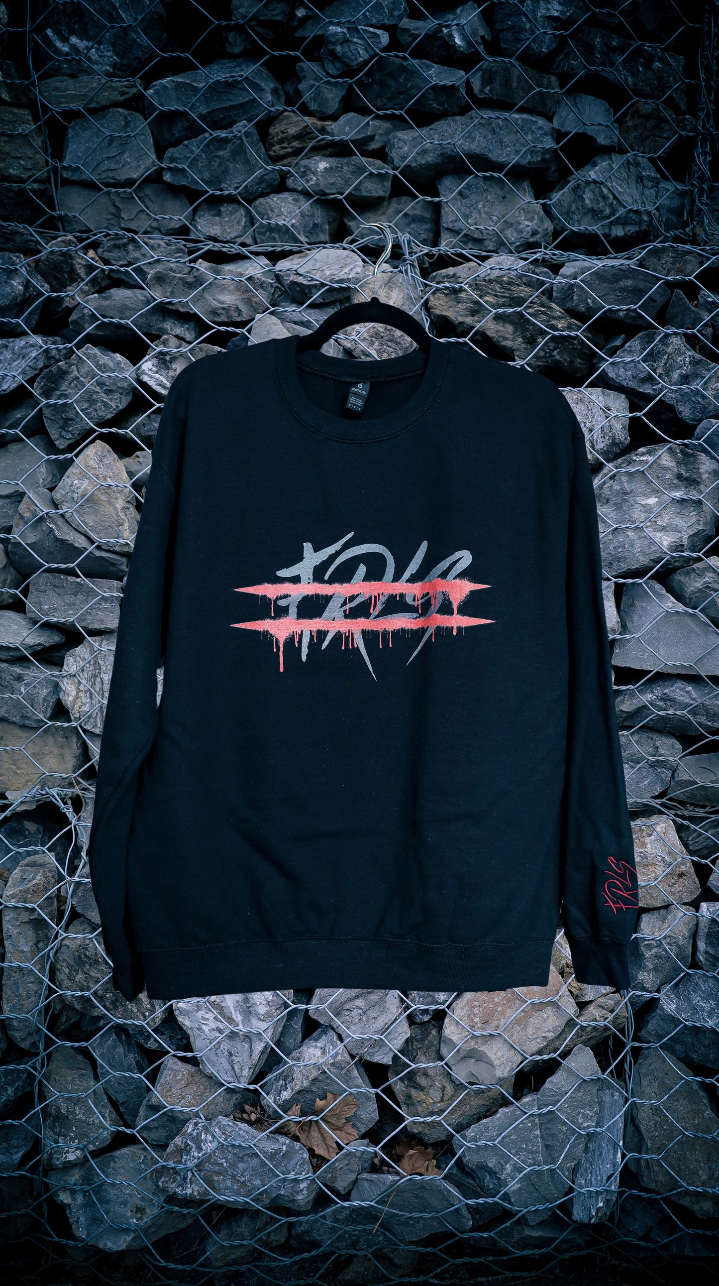 FRLS "grit" split logo crewneck sweatshirt