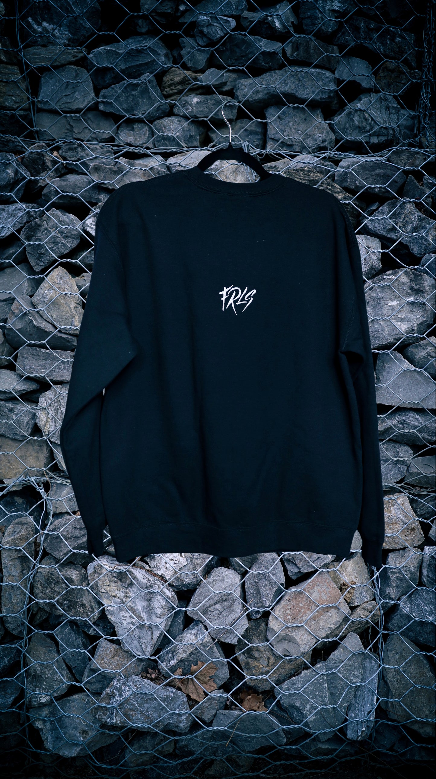 FRLS "grit" split logo crewneck sweatshirt