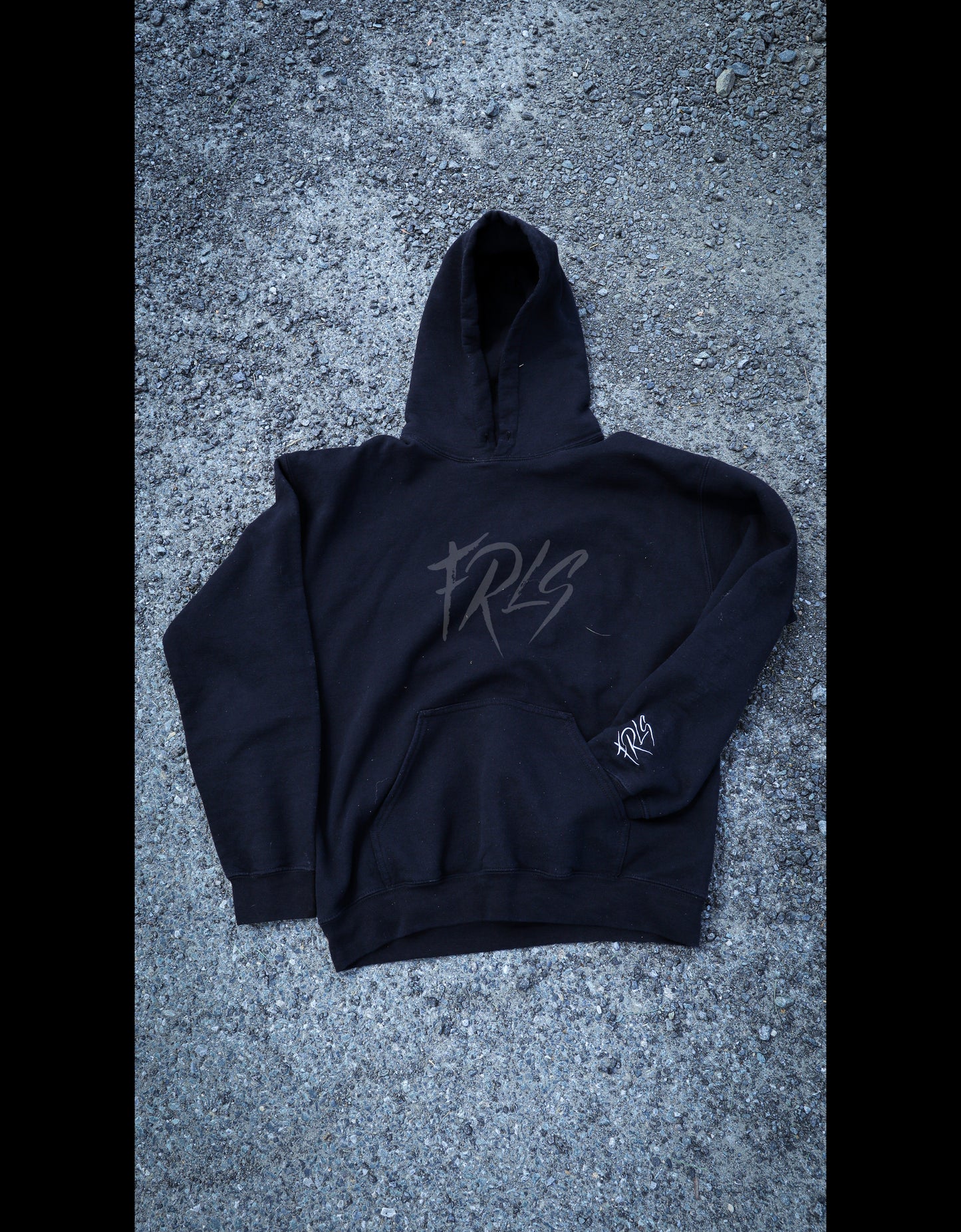 FRLS "Simplicity" Skull Rose hoodie