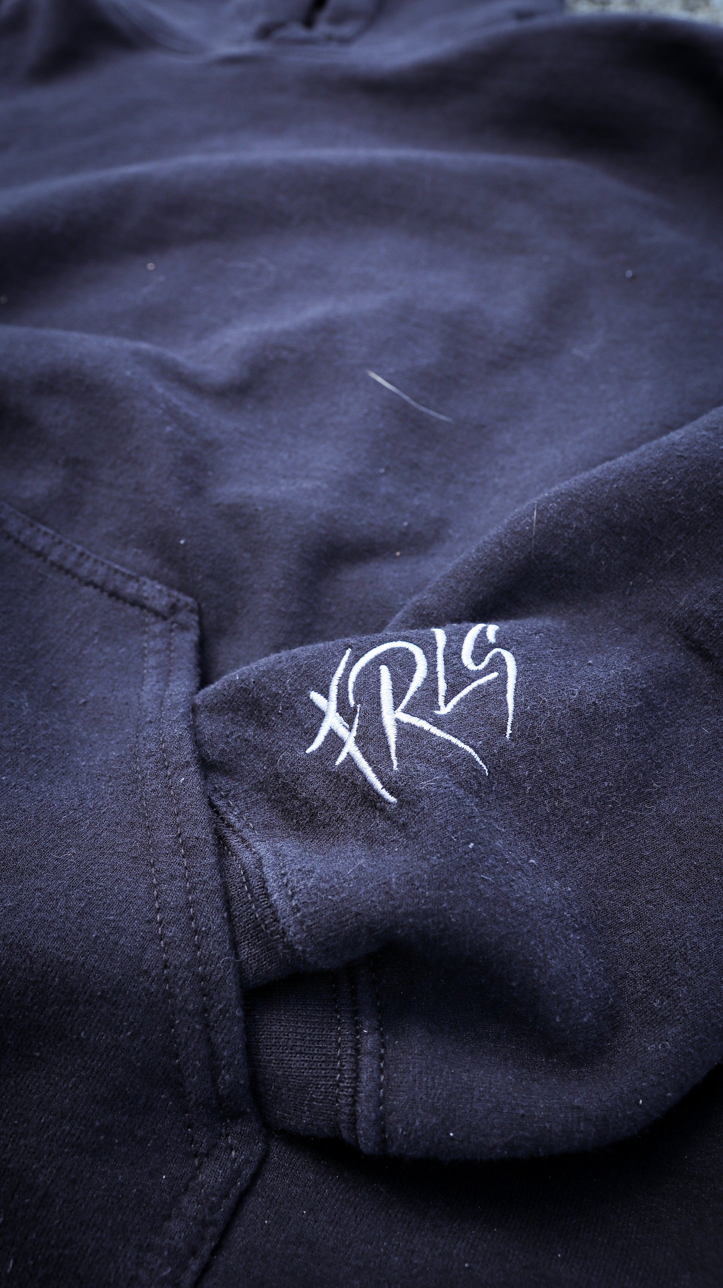 FRLS "Simplicity" Skull Rose hoodie